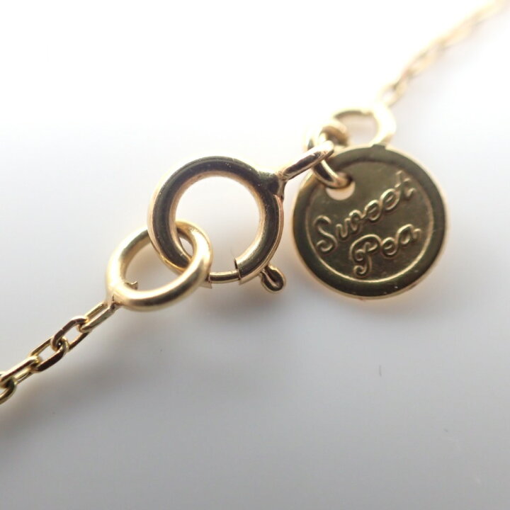 楽天市場】【Sweet Peaスイートピー】 K18 カラーストーン ドロップ  