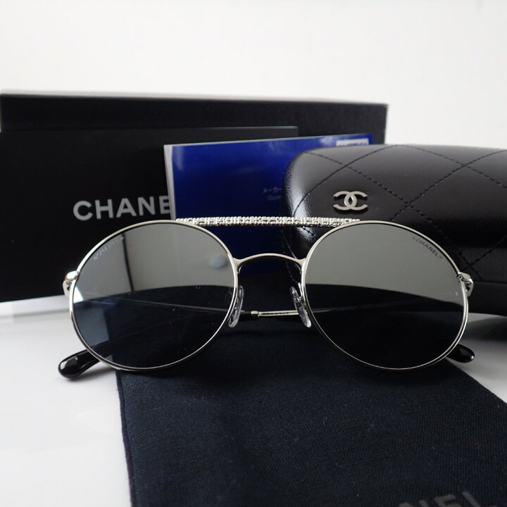 楽天市場】【CHANELシャネル】 4232 c.124/6G ミラーレンズ メタル  