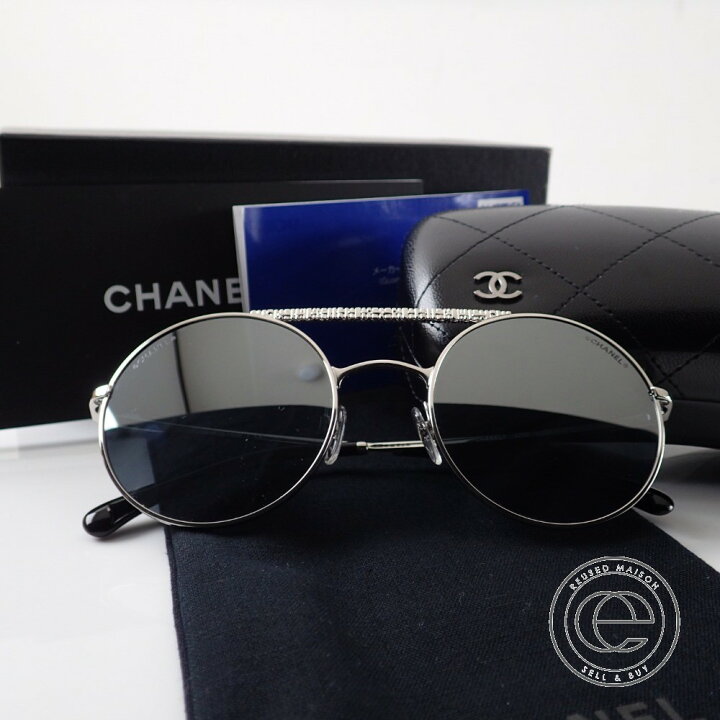 楽天市場】【CHANELシャネル】 4232 c.124/6G ミラーレンズ メタル  