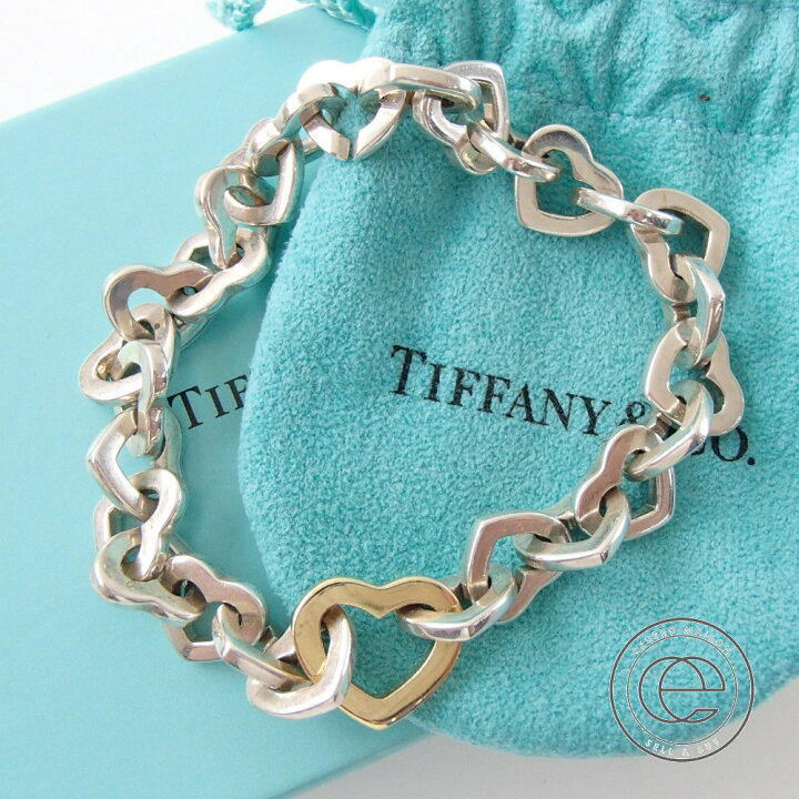 楽天市場】【TIFFANY&Co.ティファニー】SV925×K18YG コンビ ハート 