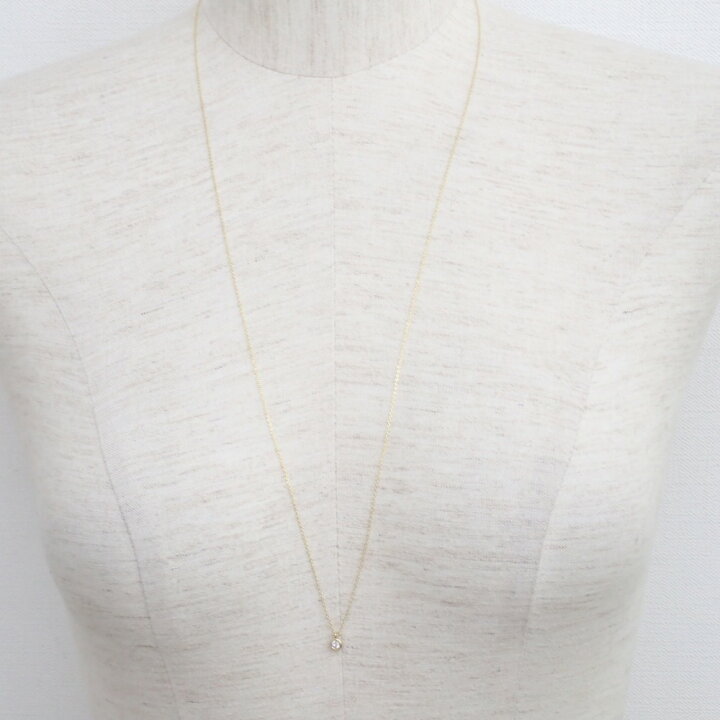 楽天市場】【humハム】 ku-N5m KUMO K18/ダイヤモンド0.10ct 一粒  