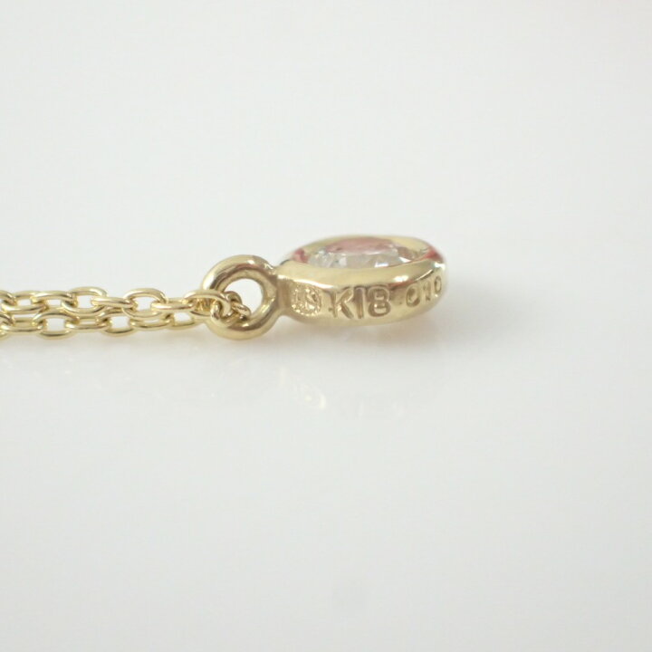 楽天市場】【humハム】 ku-N5m KUMO K18/ダイヤモンド0.10ct 一粒  