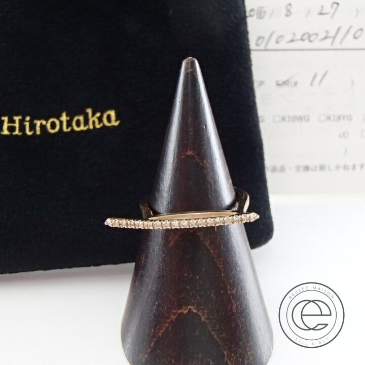 楽天市場】【hirotakaヒロタカ】 K10YG/ダイヤモンド0.09ct Diamond 