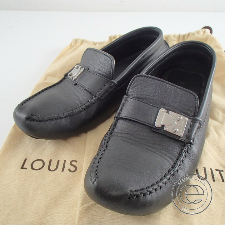 楽天市場】LOUIS VUITTON【ルイ・ヴィトン】 黒 ドライビングシューズ5 