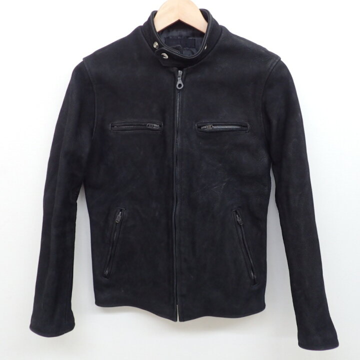 楽天市場】PARANOID 【パラノイド】 黒 カーフレザー ライダース  