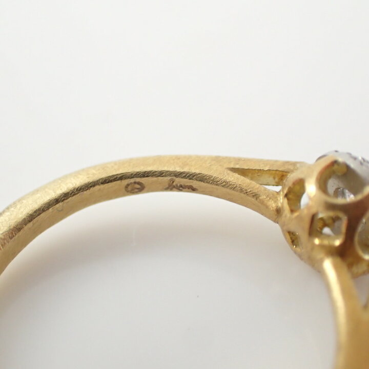 楽天市場】【humハム】 YG/0.04ct ローズカットダイヤモンド 
