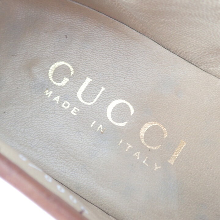 楽天市場】GUCCI【グッチ】110 0009/2 ホースビットローファー 6D 