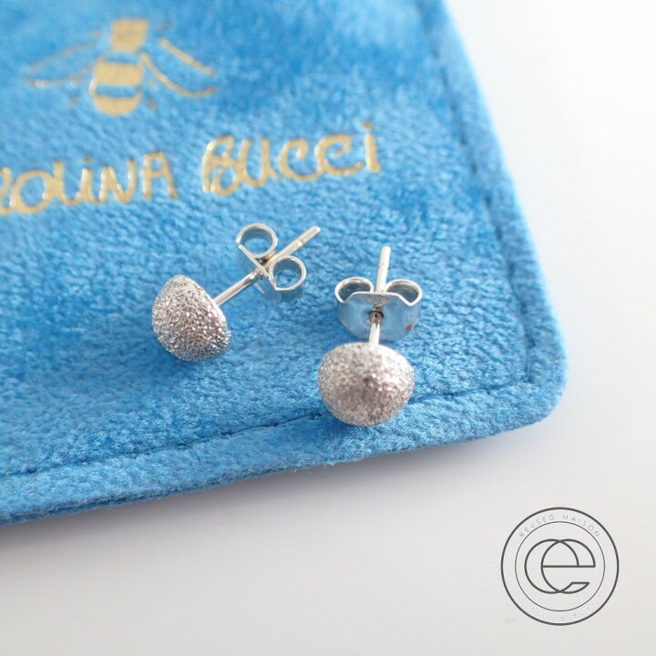 楽天市場】CAROLINA BUCCI【キャロリーナブッチ】半球ピアス 750WG 