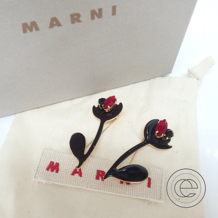 楽天市場】【MARNIマルニ】フラワーモチーフ ブローチ 2点セット 