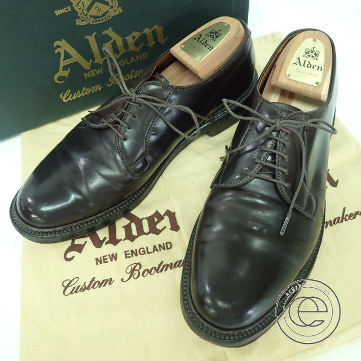 楽天市場】Alden【オールデン】990 外羽根プレーントゥシューズ 8 1/2D 
