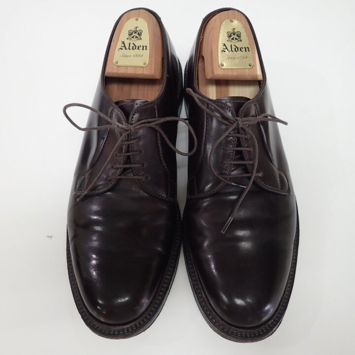 楽天市場】Alden【オールデン】990 外羽根プレーントゥシューズ 8 1/2D 