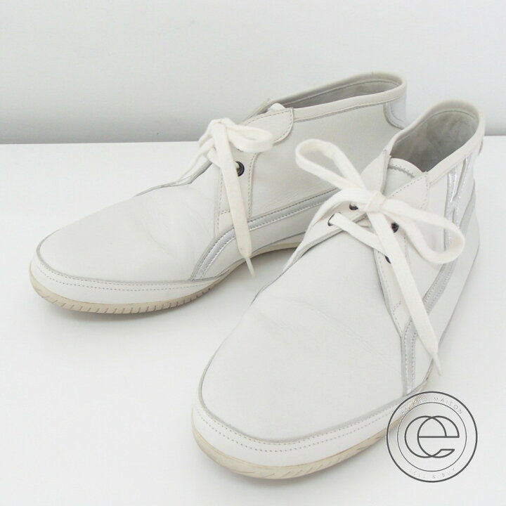 楽天市場】HERMES【エルメス】 サイドHロゴ レザー ミドルカット  