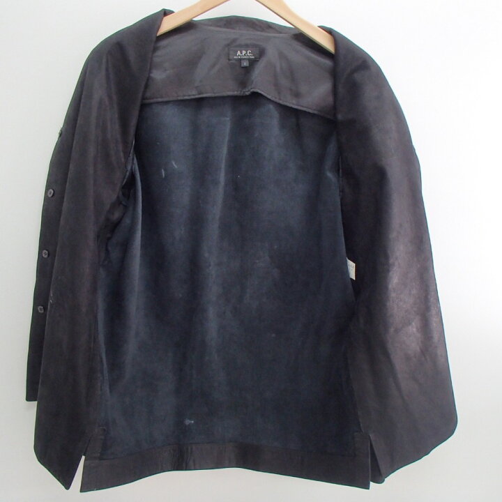 楽天市場】APC【アーペーセー】 90年代初期 フランス製 黒 牛革レザー 
