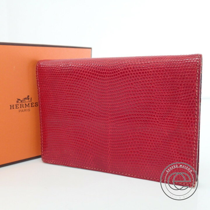 楽天市場】HERMES【エルメス】 リザード アジェンダ 手帳カバー  