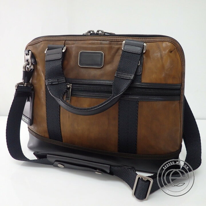 楽天市場】TUMI【トゥミ】92610DB2 EARLE COMPACT LEATHER BRIEF ALPHA 