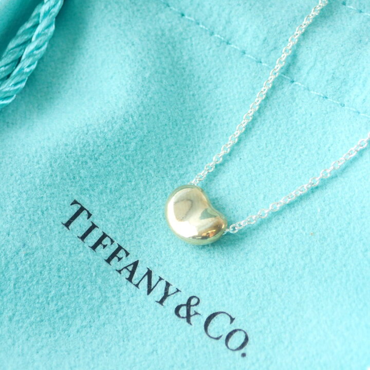 楽天市場】TIFFANY&Co.【ティファニー】SV925×750YG ビーンズ 