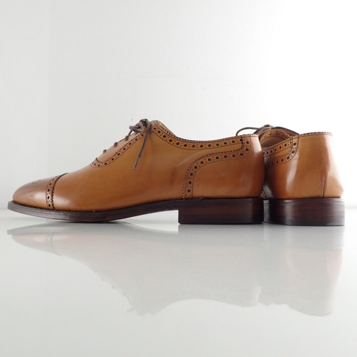 楽天市場】Loake【ローク】 Strand Brown パンチドキャップトゥ 
