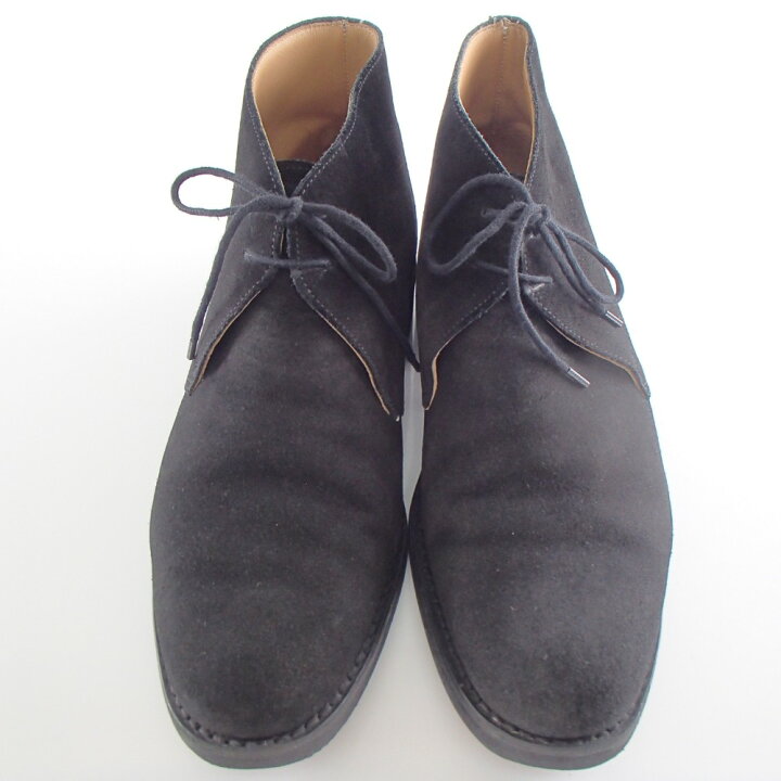 FOSTER & SON STUDLEY スエードチャッカブーツ ネイビー