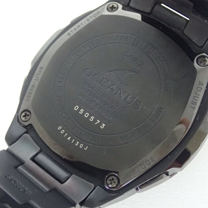 楽天市場】CASIOカシオ OCW-P600TB-1AJF OCEANUSオシアナス CACHALOT 