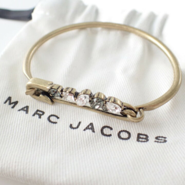楽天市場】MARC JACOBS マークジェイコブス Strass Safety Pin Cuff 