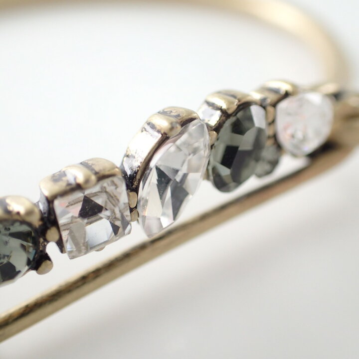 楽天市場】MARC JACOBS マークジェイコブス Strass Safety Pin Cuff 