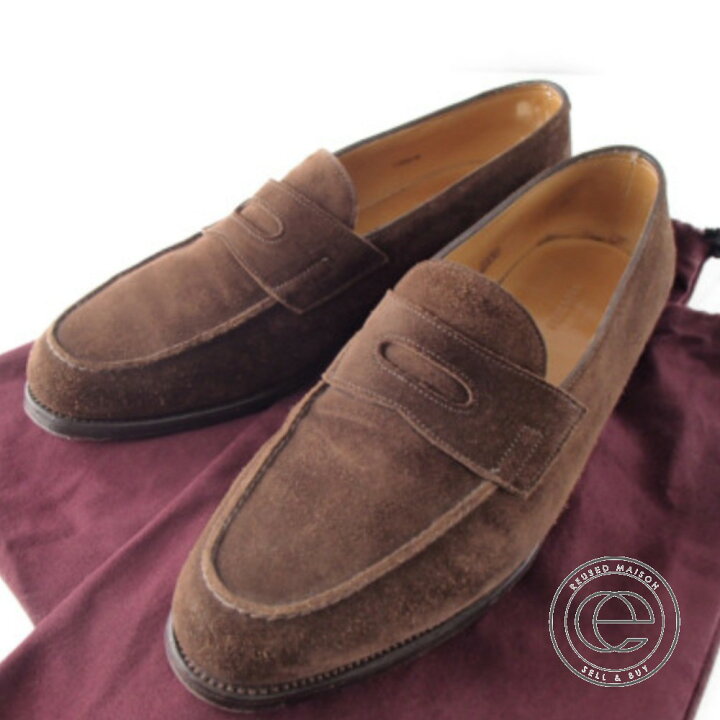楽天市場】JOHN LOBB ジョンロブ LOPEZ ロペス ラスト4395 スエードコインローファー シューズ 8 1/2E ブラウン メンズ 【中古】 : ブランドリサイクル エコスタイル 楽天市場】JOHN LOBB ジョンロブ LOPEZ ロペス ラスト4395 スエードコインローファー シューズ 8 1/2E ブラウン メンズ 【中古】 : ブランドリサイクル エコスタイル