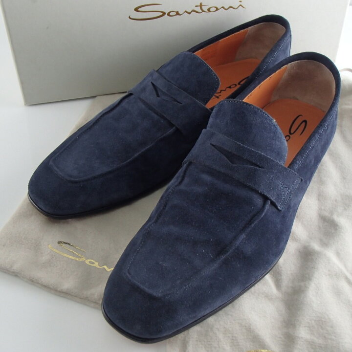 楽天市場】SANTONI サントーニ 16052 スクエアトゥ コイン 