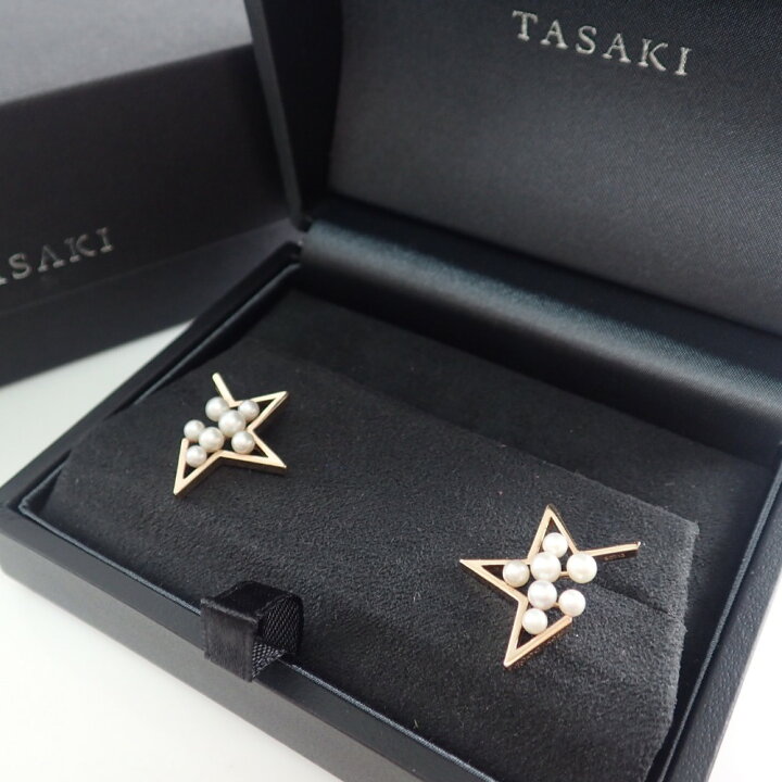 楽天市場】TASAKI タサキ 18K SAKURAゴールド / 淡水真珠 abstract  