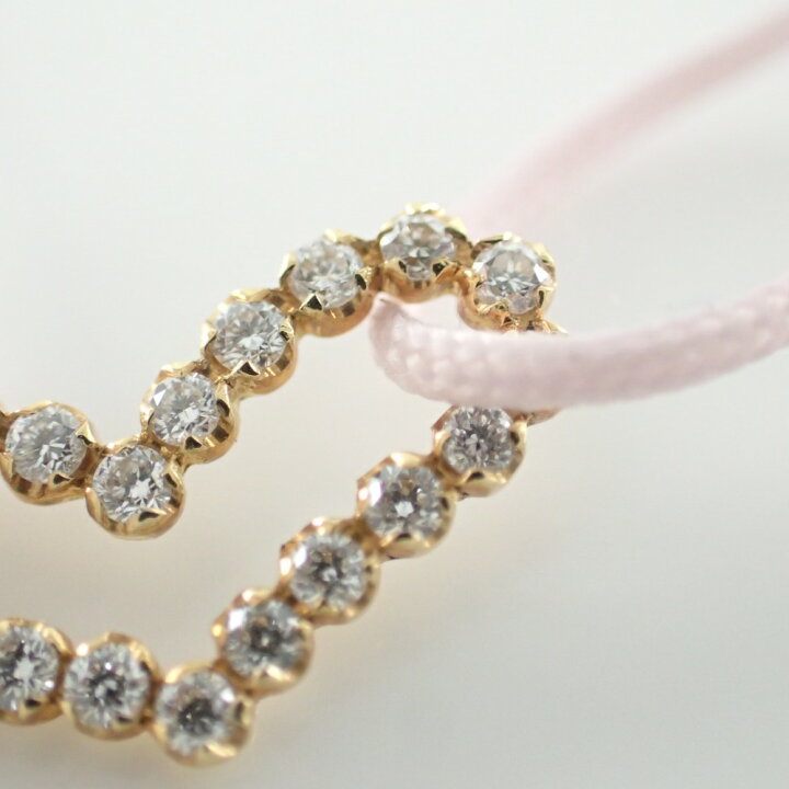 楽天市場】AHKAHアーカー K18YG/ダイヤ ビリーブハートコード  