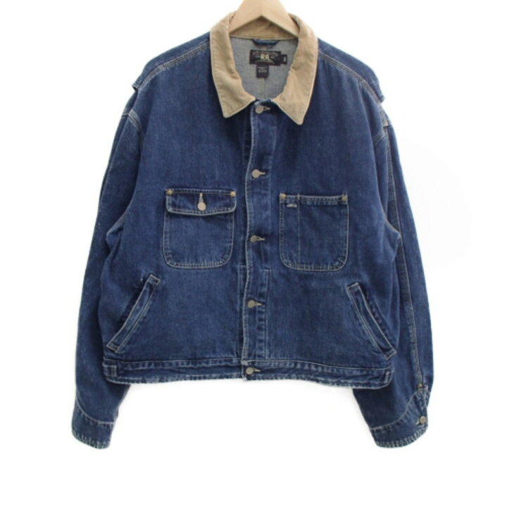 楽天市場】RRLダブルアールエル 襟コーデュロイ デニムジャケットXXL  