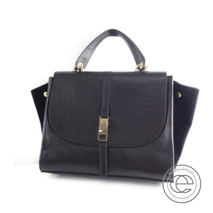 楽天市場】MARCO BIANCHINI マルコビアンチーニ スエード×レザー 2WAY ショルダーバッグ ブラック レディース 【中古】 :  ブランドリユース エコスタイル マルコビアンチーニ　ハンド、ショルダー　2way バッグ　バケツ型