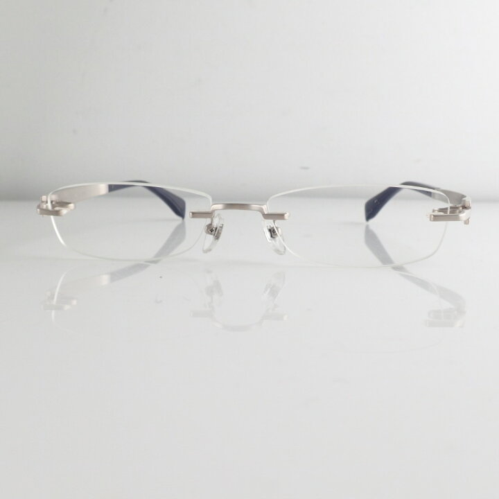 楽天市場】999.9 フォーナインズ TW-40AT 度入りレンズ リムレスメガネ 