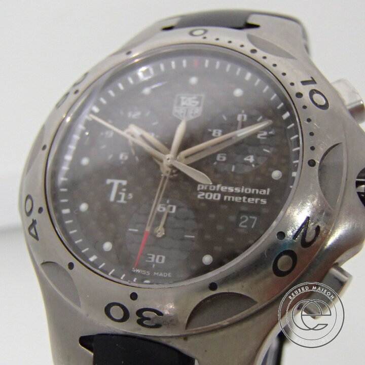 楽天市場】TAG HEUER タグホイヤー CL1180 キリウム Ti5 クロノグラフ 