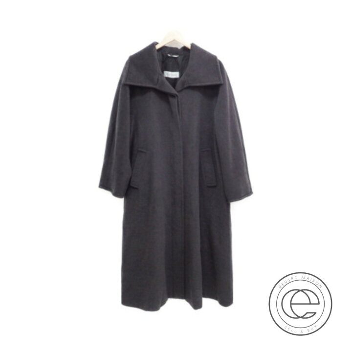 マックスマーラMax Mara 銀タグウールステンカラーコート42