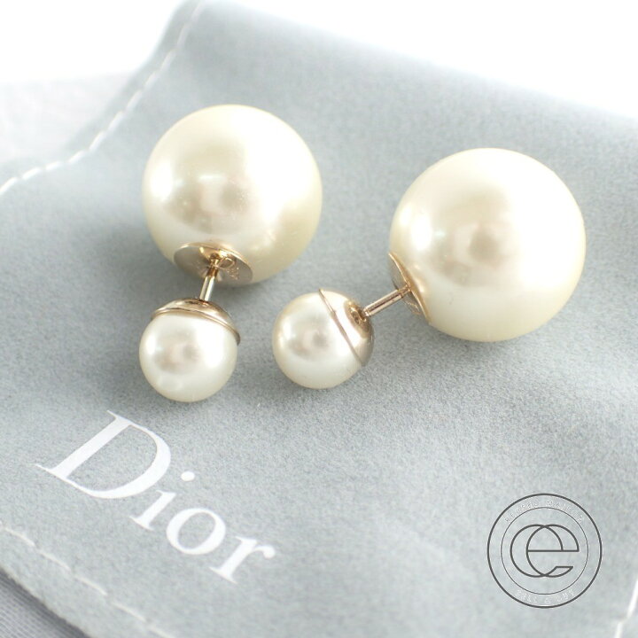 楽天市場】Diorディオール パール トライバル ボール ダブルキャッチ 