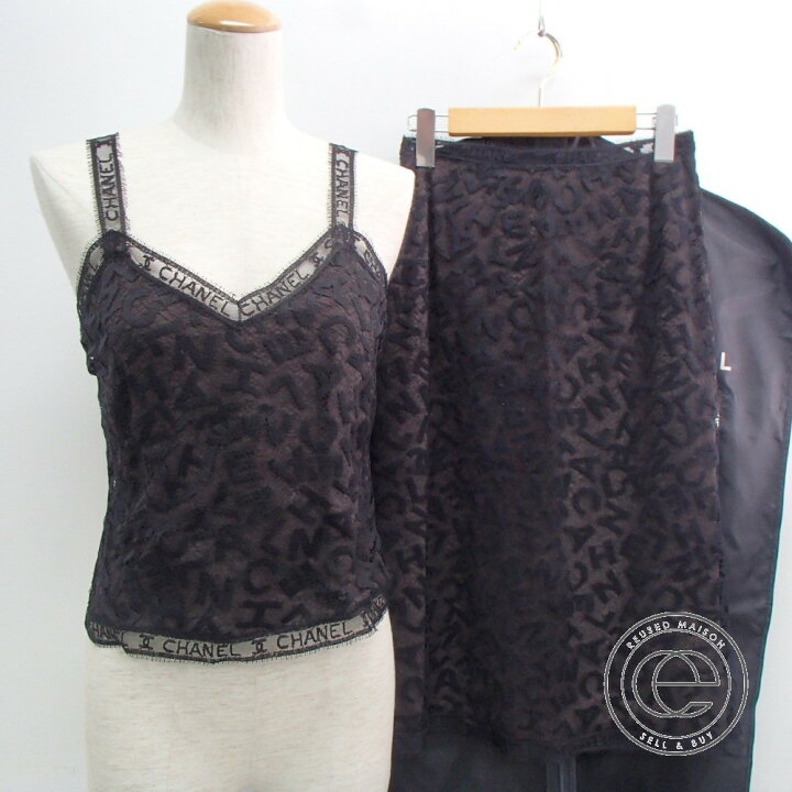 楽天市場】CHANELシャネル 98A P11843W02451 ロゴ総レース 