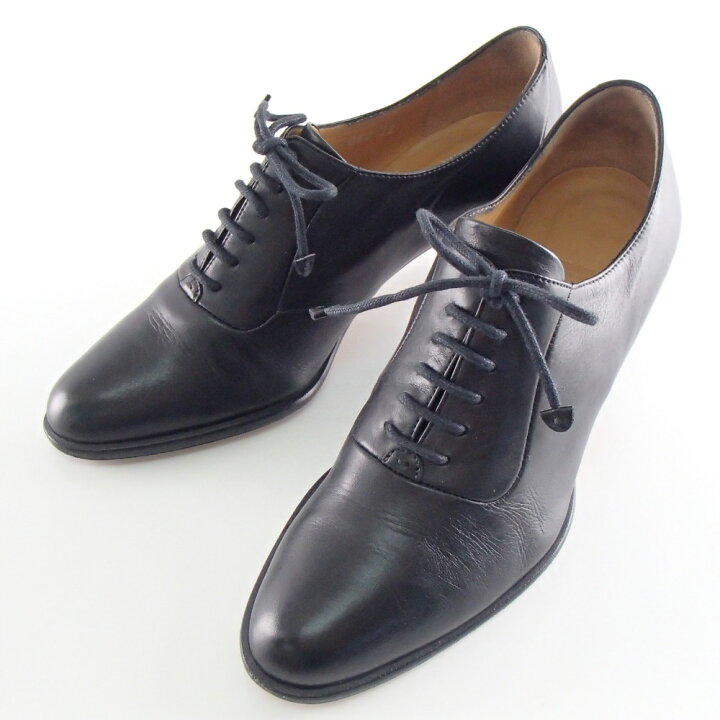 楽天市場】HIROFU ヒロフ 07347 レザーレースアップパンプス 22 