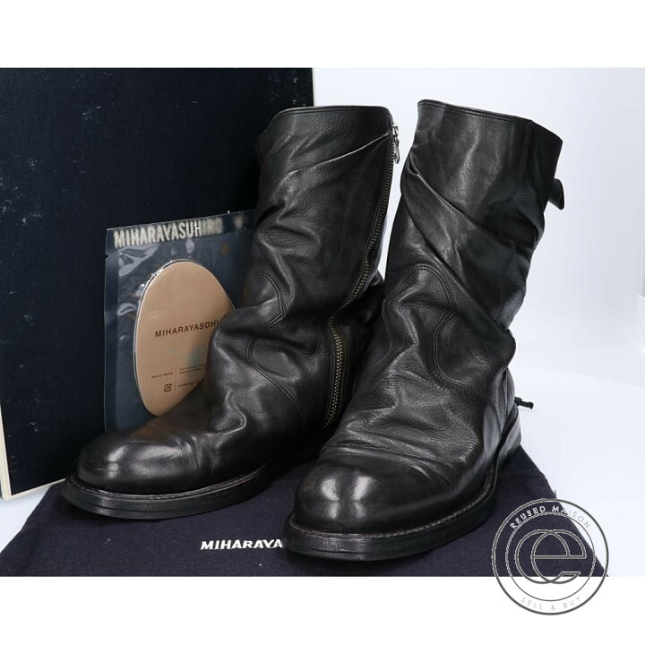楽天市場】Mihara Yasuhiro ミハラヤスヒロ 63250900 ねじれZIP ブーツ  
