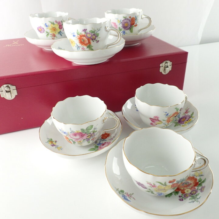 楽天市場】Meissen マイセン ベーシックフラワー 三つ花 ティーカップ 