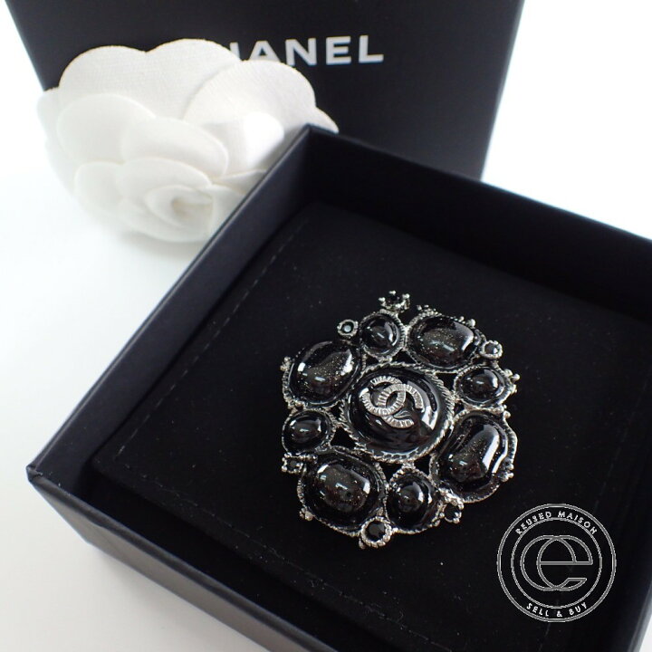 楽天市場】CHANEL シャネル G00V CC ココマーク グリポア ブローチ 