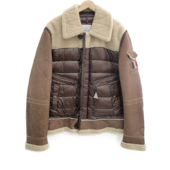 楽天市場】MONCLER モンクレール DELACROIXドラクロア ムートンレザー 