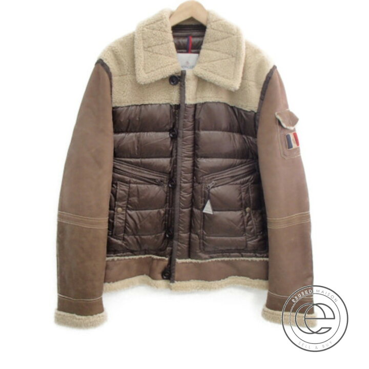 楽天市場】MONCLER モンクレール DELACROIXドラクロア ムートンレザー 