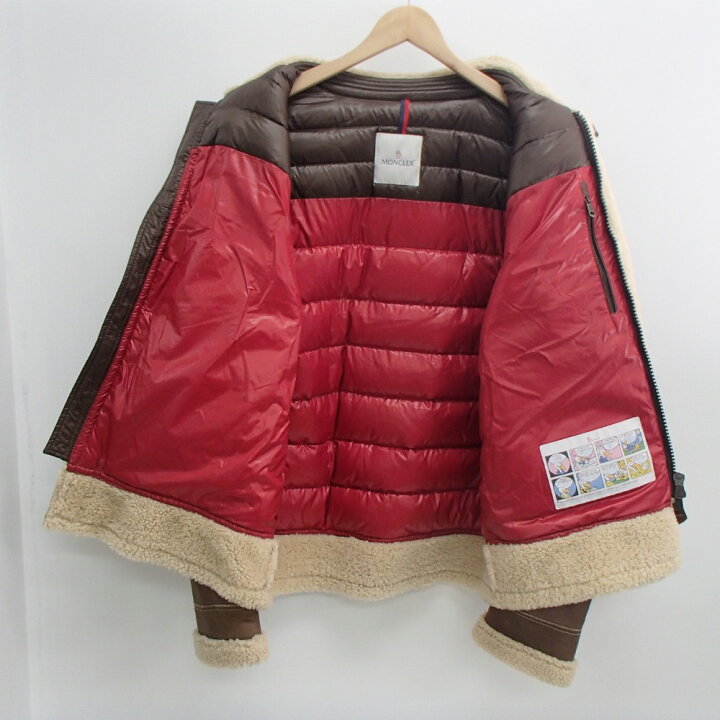 楽天市場】MONCLER モンクレール DELACROIXドラクロア ムートンレザー 