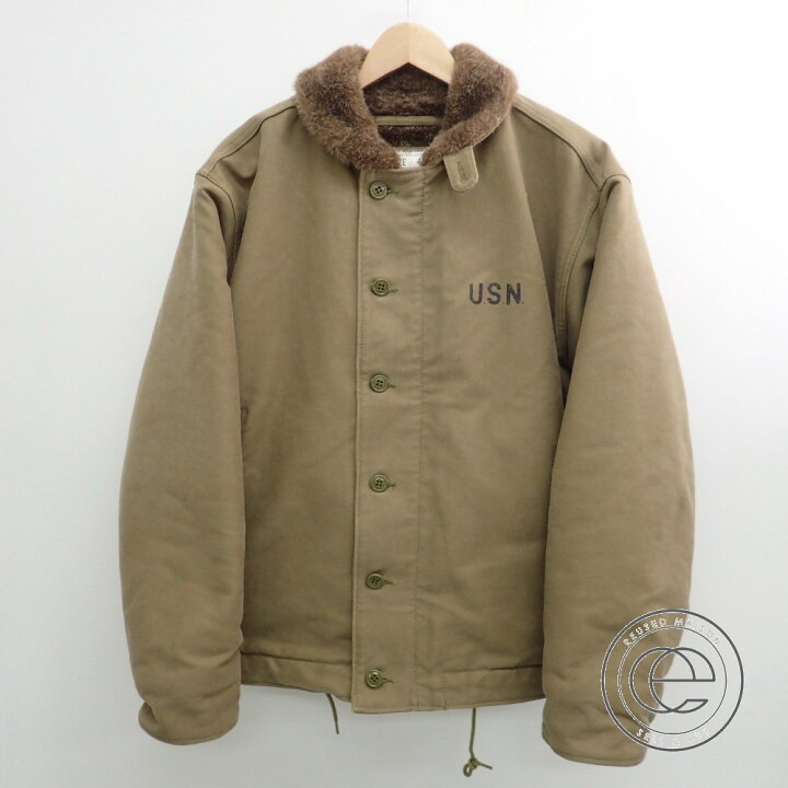 楽天市場】HOUSTONヒューストン 65913 US NAVY WWII DECK JACKET N-1 