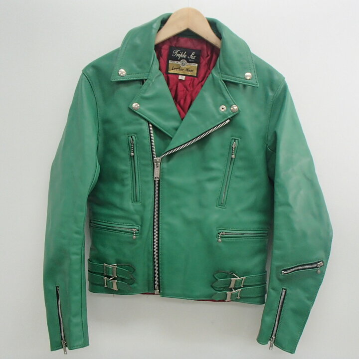 楽天市場】666トリプルシックス LEATHER WEAR ダブルライダース 