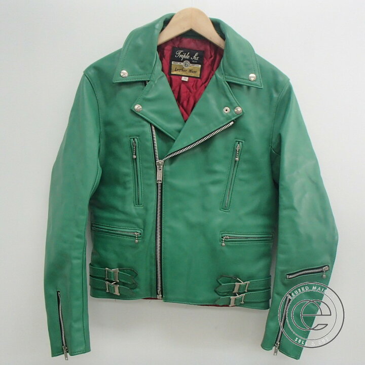 楽天市場】666トリプルシックス LEATHER WEAR ダブルライダース 