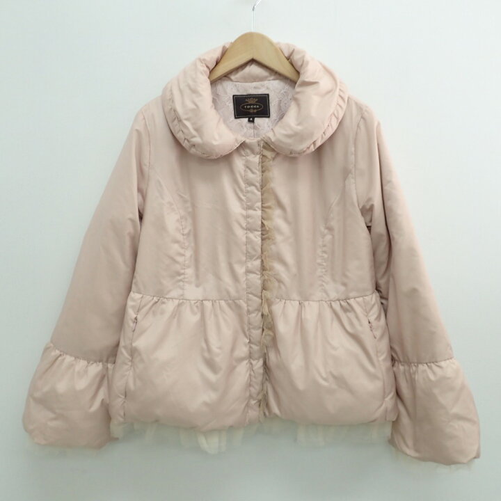 楽天市場】TOCCAトッカ 袖/裾フリル付 ベルスリーブ ショートダウン 