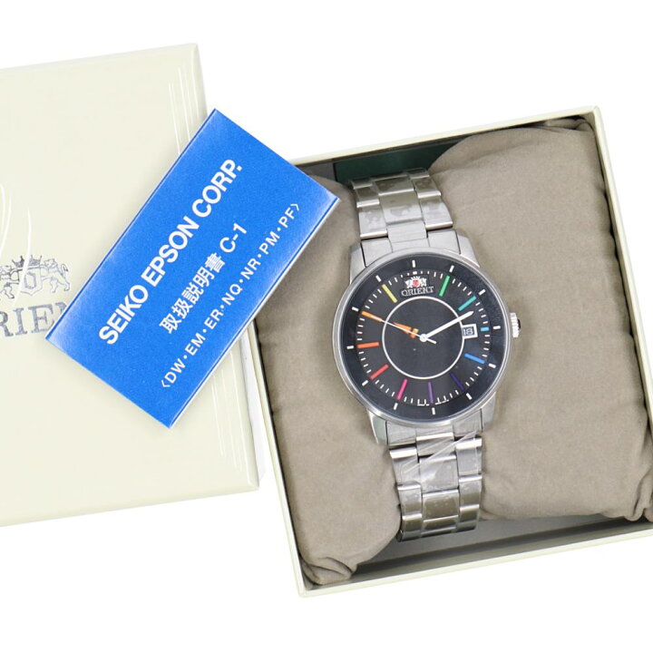 楽天市場】ORIENT オリエント 【未使用】ER02-C8-B レインボーディスク 