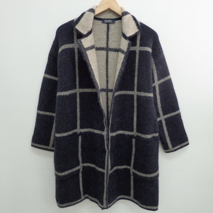 楽天市場】S Max Maraエス マックスマーラ チェック柄 モヘア混ウール  