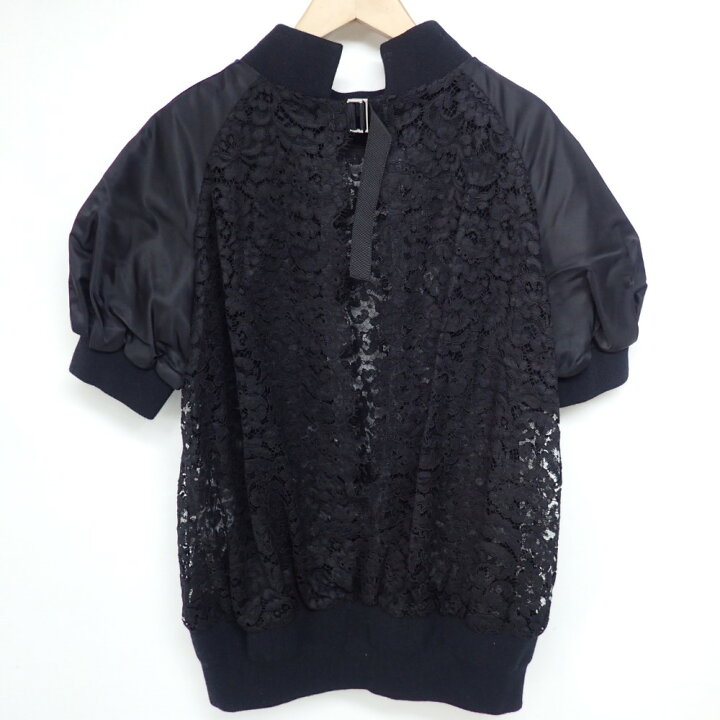 楽天市場】sacaiサカイ 17-03217 ナイロンパフスリーブ レースプル  